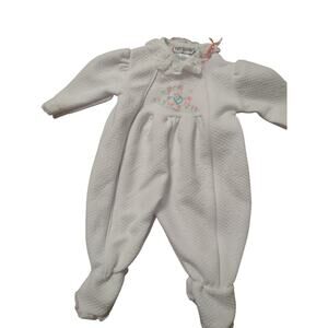 Vintage‎ Tiny Town 90s Baby Bodysuit Sleeper 9/12 Months